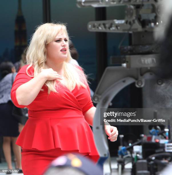 Rebel Wilson is seen on July 15, 2018 in New York City.