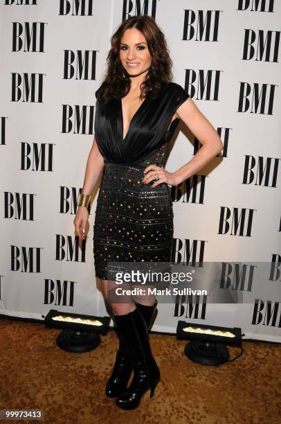 Songwriter Kara DioGuardi attends the 58th Annual BMI Pop Awards held at the Beverly Wilshire Hotel on May 18, 2010 in Beverly Hills, California.