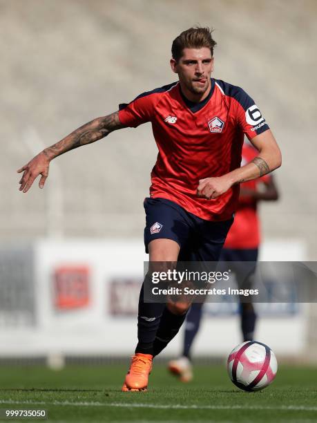 Miguel Angelo da Silva Rocha Zeka of Lille during the Club Friendly match between Lille v Reims at the Stade Paul Debresie on July 14, 2018 in Saint...