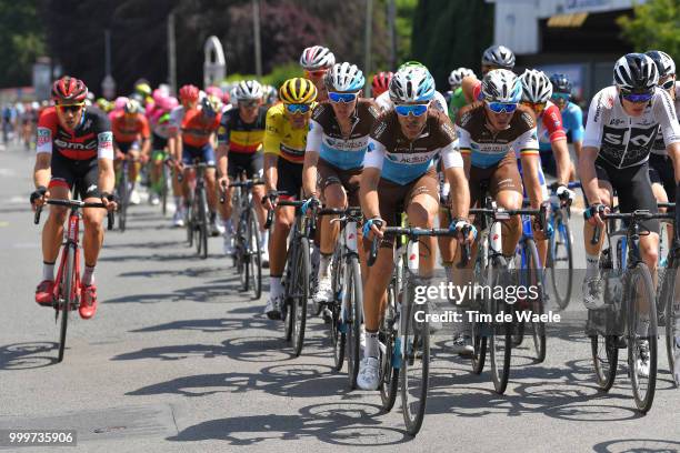 Tony Gallopin of France and Team AG2R La Mondiale / Romain Bardet of France and Team AG2R La Mondiale / Oliver Naesen of Belgium and Team AG2R La...