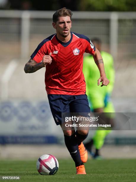 Miguel Angelo da Silva Rocha Zeka of Lille during the Club Friendly match between Lille v Reims at the Stade Paul Debresie on July 14, 2018 in Saint...