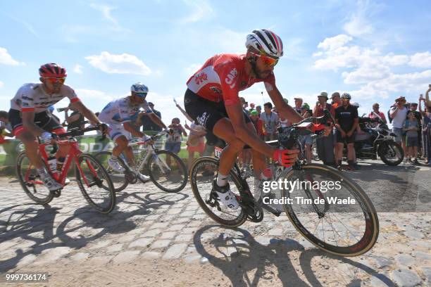 Jelle Vanendert of Belgium and Team Lotto Soudal / during the 105th Tour de France 2018, Stage 9 a 156,5 stage from Arras Citadelle to Roubaix on...