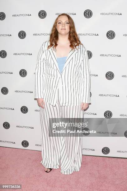 Shannon Purser attends the Beautycon Festival LA 2018 at the Los Angeles Convention Center on July 15, 2018 in Los Angeles, California.