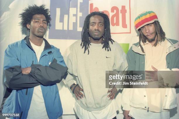 The Pharcyde poses for a portrait at Board Aid in Big Bear Lake, California on March 14, 1997.