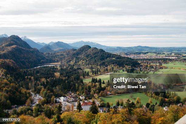 oberammergau & schwangau - schwangau stock pictures, royalty-free photos & images