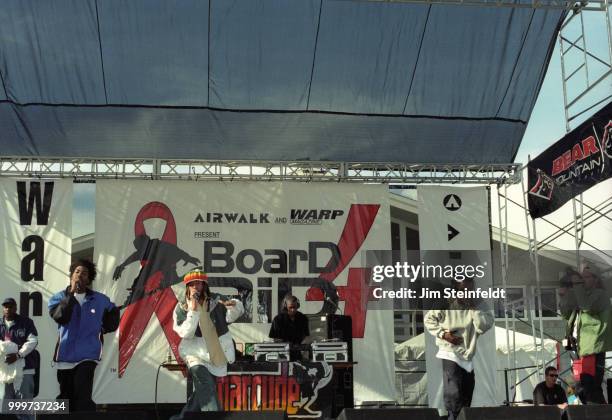 The Pharcyde performs at Board Aid in Big Bear Lake, California on March 14, 1997.