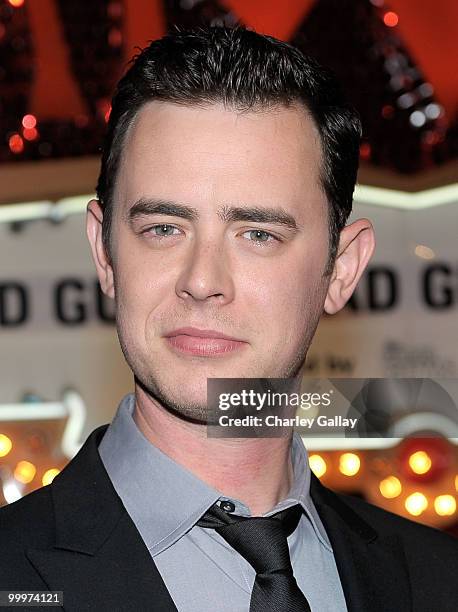 Actor Colin Hanks attends the opening reception for the Good Guys, Bad Guys, Hot Cars Exhibition at the Petersen Automotive Museum on May 18, 2010 in...