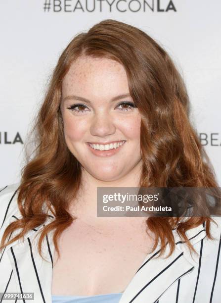 Shannon Purser attends the Beautycon Festival LA 2018 at the Los Angeles Convention Center on July 15, 2018 in Los Angeles, California.