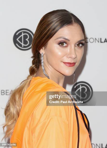 Alyson Stoner attends the Beautycon Festival LA 2018 at the Los Angeles Convention Center on July 15, 2018 in Los Angeles, California.