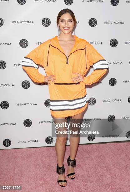 Alyson Stoner attends the Beautycon Festival LA 2018 at the Los Angeles Convention Center on July 15, 2018 in Los Angeles, California.