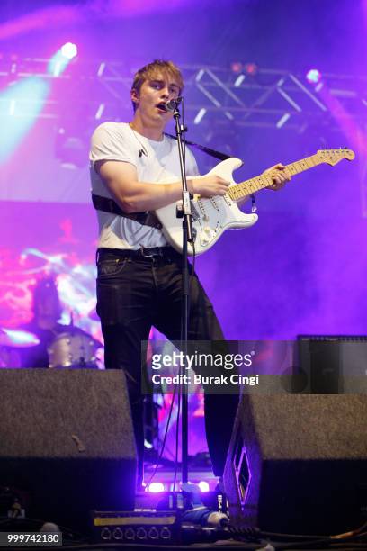 Sam Fender performs at Citadel festival at Gunnersbury Park on July 15, 2018 in London, England.