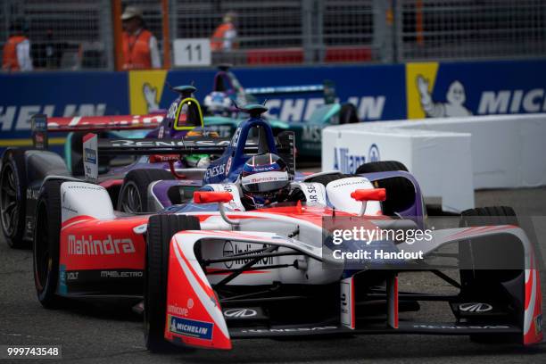 Nick Heidfeld , Mahindra Racing, Mahindra M4Electro. On July 14, 2018 in New York, United States.