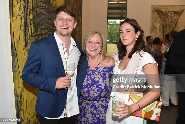 Jesse Bon Jovi and Anne Livet attend the Parrish Art Museum Midsummer Party 2018 at Parrish Art Museum on July 14, 2018 in Water Mill, New York.