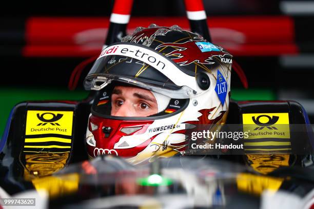 Daniel Abt , Audi Sport ABT Schaeffler, Audi e-tron FE04. On July 14, 2018 in New York, United States.