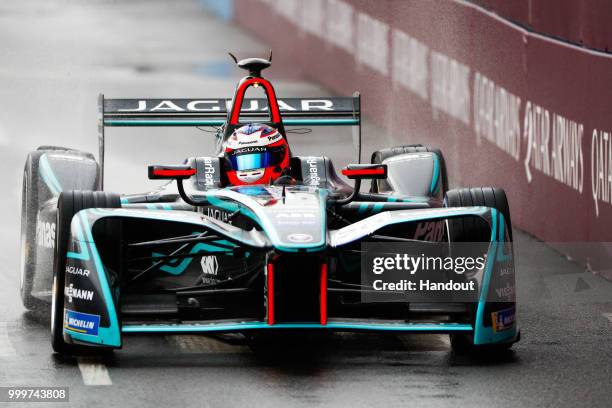 Mitch Evans , Panasonic Jaguar Racing, Jaguar I-Type II. On July 14, 2018 in New York, United States.