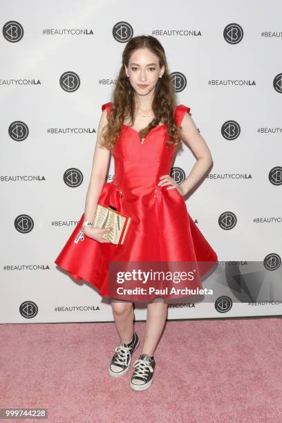 Sasha Anne attends the Beautycon Festival LA 2018 at the Los Angeles Convention Center on July 15, 2018 in Los Angeles, California.