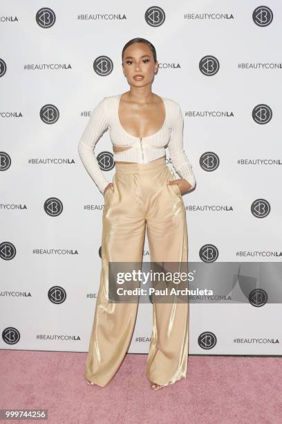 Symphani Soto attends the Beautycon Festival LA 2018 at the Los Angeles Convention Center on July 15, 2018 in Los Angeles, California.