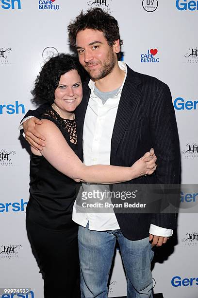 Actor Josh Radnor and Rhonda Price attend the Gersh Agency's 2010 UpFronts and Broadway season cocktail celebration at Juliet Supper Club on May 18,...