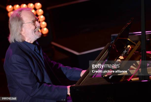 Benny Anderson performs during the award ceremony of the German Radion Prize 2017 at the Elbphilharmonie in Hamburg, Germany, 7 September 2017. For...
