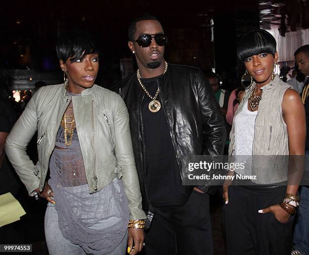 Kalenna, Sean "Diddy" Combs and Dawn Richard attend the 2010 BET Awards nominees, host and performers announcement at 230 Fifth Avenue on May 18,...