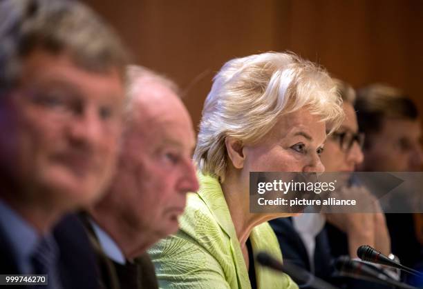 Joerg Meuthen , AfD spokesman, Alexander Gauland, AfD top-candidate, Erika Steinbach, member of the parliament and Alice Weidel, AfD top-candidate...