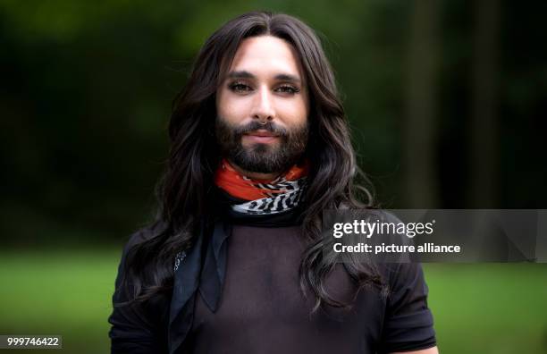 The singer Conchita Wurst in Munich, Germany, 5 September 2017. Photo: Sven Hoppe/dpa