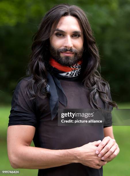 The singer Conchita Wurst in Munich, Germany, 5 September 2017. Photo: Sven Hoppe/dpa