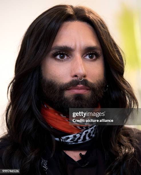 The singer Conchita Wurst in Munich, Germany, 5 September 2017. Photo: Sven Hoppe/dpa