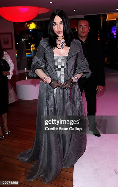 Actress Isabelle Adjani attends the de Grisogono cocktail party at the Hotel Du Cap on May 18, 2010 in Cap D'Antibes, France.