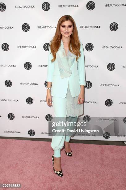 Serena Laurel attends the Beautycon Festival LA 2018 at the Los Angeles Convention Center on July 15, 2018 in Los Angeles, California.
