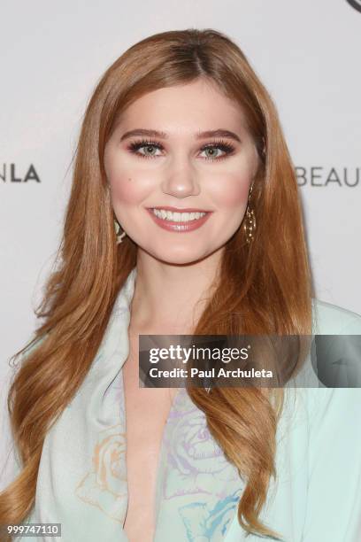 Serena Laurel attends the Beautycon Festival LA 2018 at the Los Angeles Convention Center on July 15, 2018 in Los Angeles, California.