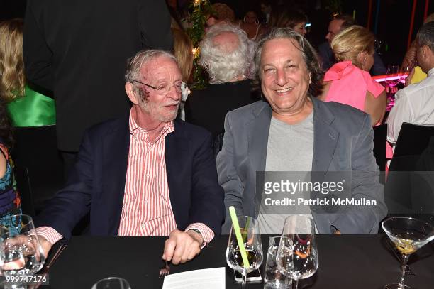 Michael Rubenstein and Barry Holden attend the Parrish Art Museum Midsummer Party 2018 at Parrish Art Museum on July 14, 2018 in Water Mill, New York.