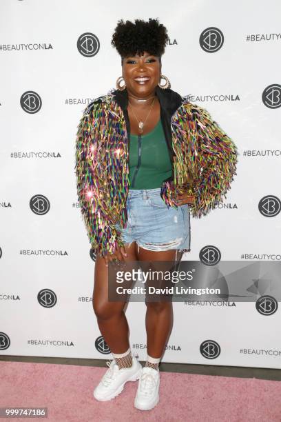 Tiff McFierce attends the Beautycon Festival LA 2018 at the Los Angeles Convention Center on July 15, 2018 in Los Angeles, California.