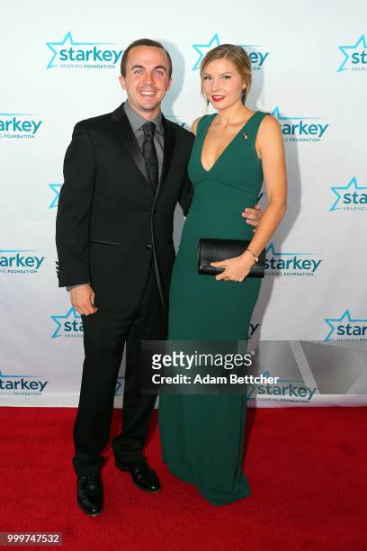 Frankie Muniz and Paige Price walk the red carpet at the 2018 So the World May Hear Awards Gala benefitting Starkey Hearing Foundation at the Saint...