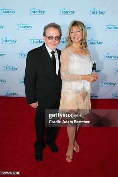 Paul Williams and Mariana Williams walk the red carpet at the 2018 So the World May Hear Awards Gala benefitting Starkey Hearing Foundation at the...