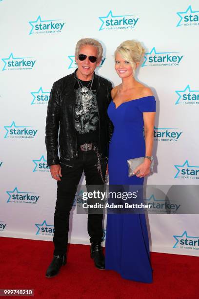 Don Felder and Diane McInerney walk the red carpet at the 2018 So the World May Hear Awards Gala benefitting Starkey Hearing Foundation at the Saint...