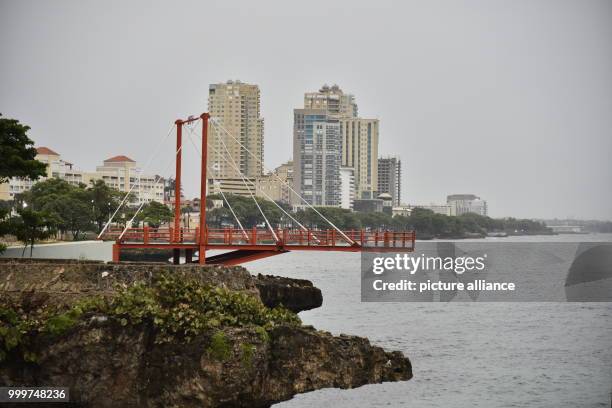 View point in Santo Domingo, Dominican Republic, 7 September 2017. The extremely dangerous hurricane 'Irma' already caused ten fatalities in the...