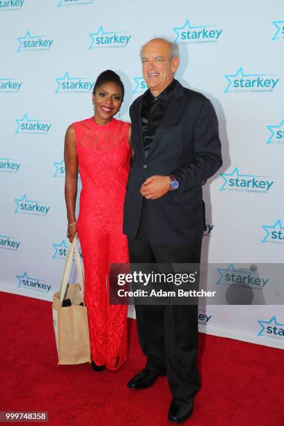 Shep Gordon and guest walk the red carpet at the 2018 So the World May Hear Awards Gala benefitting Starkey Hearing Foundation at the Saint Paul...