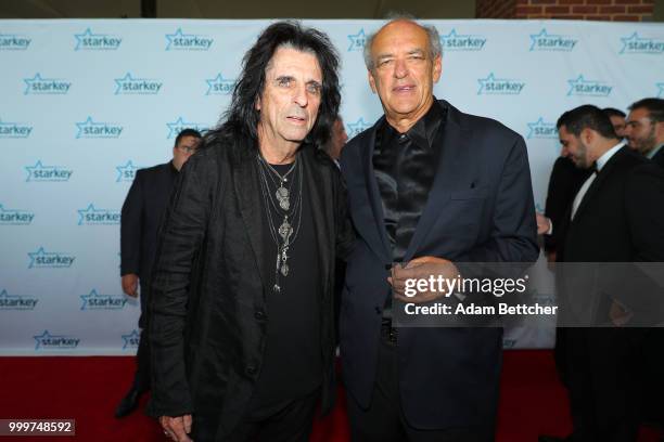 Alice Cooper and Shep Gordon walk the red carpet at the 2018 So the World May Hear Awards Gala benefitting Starkey Hearing Foundation at the Saint...