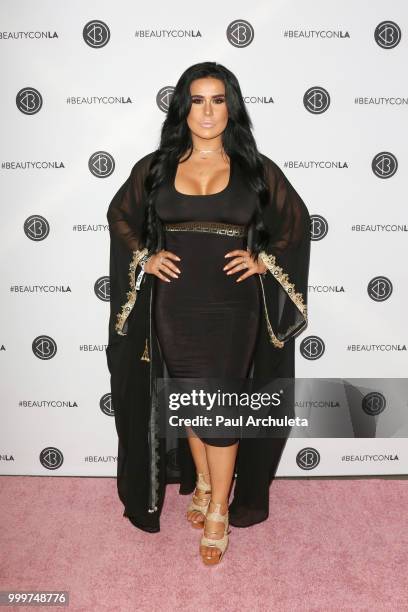 Sonia Kiani attends the Beautycon Festival LA 2018 at the Los Angeles Convention Center on July 15, 2018 in Los Angeles, California.