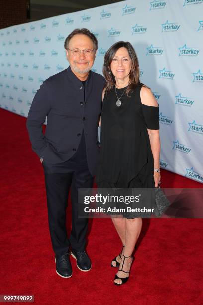 Billy Crystal and Janice Crystal walk the red carpet at the 2018 So the World May Hear Awards Gala benefitting Starkey Hearing Foundation at the...
