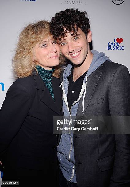 Actors Judith Light and Michael Urie attend the Gersh Agency's 2010 UpFronts and Broadway season cocktail celebration at Juliet Supper Club on May...