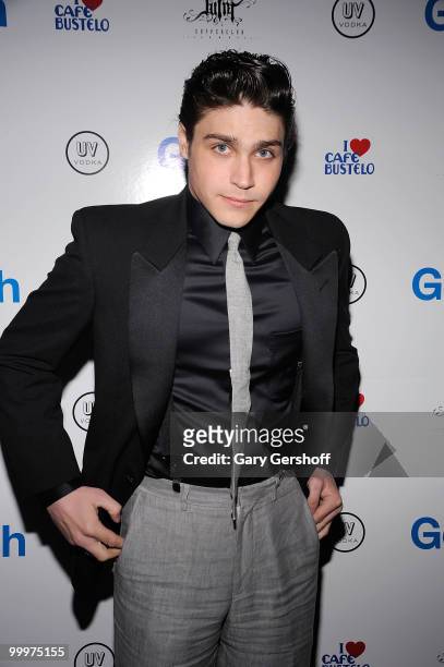 Actor Logan Huffman attends the Gersh Agency's 2010 UpFronts and Broadway season cocktail celebration at Juliet Supper Club on May 18, 2010 in New...