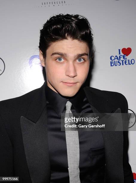 Actor Logan Huffman attends the Gersh Agency's 2010 UpFronts and Broadway season cocktail celebration at Juliet Supper Club on May 18, 2010 in New...