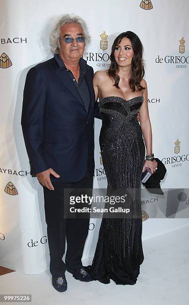 Flavio Briatore and Elisabetta Gregoraci attend the de Grisogono party at the Hotel Du Cap on May 18, 2010 in Cap D'Antibes, France.