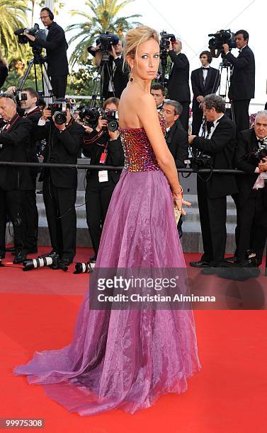 Lady Victoria Hervey attends the 'Of Gods and Men' Premiere held at the Palais des Festivals during the 63rd Annual International Cannes Film...