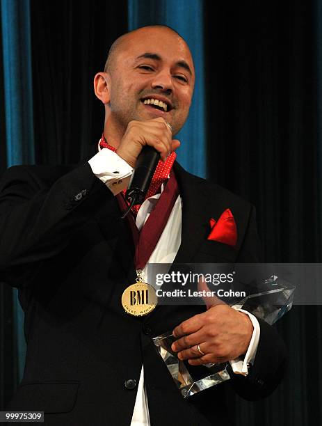 Producer/songwriter RedOne onstage at the 58th Annual BMI Pop Awards held at the Beverly Wilshire Hotel on May 18, 2010 in Beverly Hills, California.