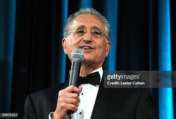 President and CEO Del Bryant speaks onstage during the 58th Annual BMI Pop Awards held at the Beverly Wilshire Hotel on May 18, 2010 in Beverly...