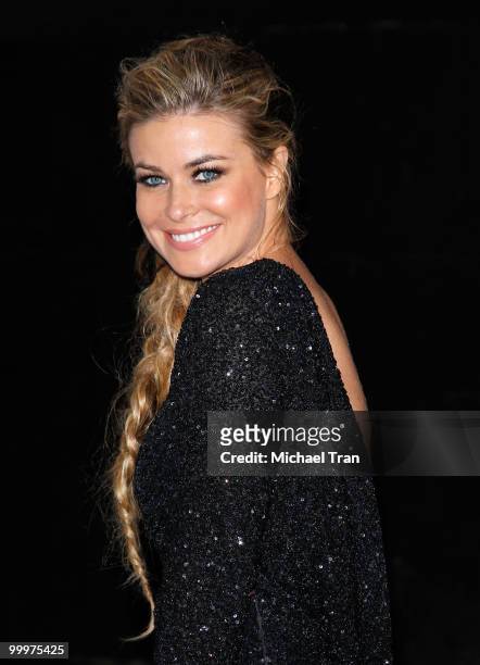Carmen Electra arrives to the Nyx Professional Makeup decade+1 year anniversary party held at The Roosevelt Hotel on May 18, 2010 in Hollywood,...