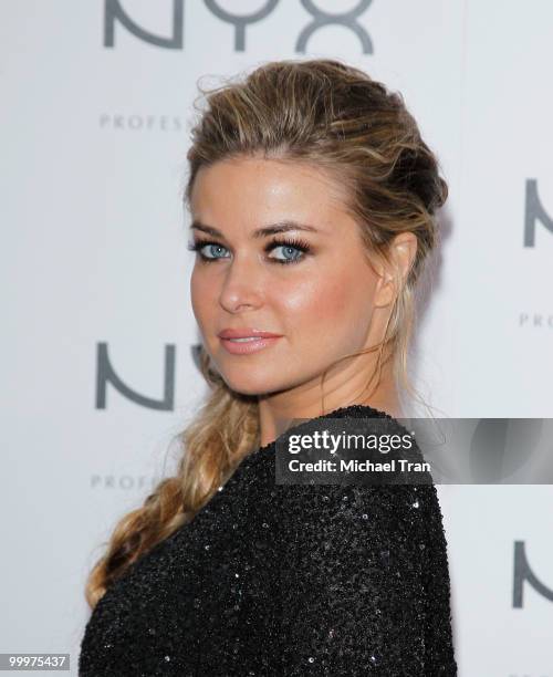 Carmen Electra arrives to the Nyx Professional Makeup decade+1 year anniversary party held at The Roosevelt Hotel on May 18, 2010 in Hollywood,...